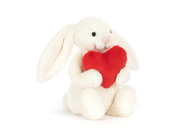 泰迪熊毛公仔 - JellyCat 爱心兔 - TJ0217A8 Photo